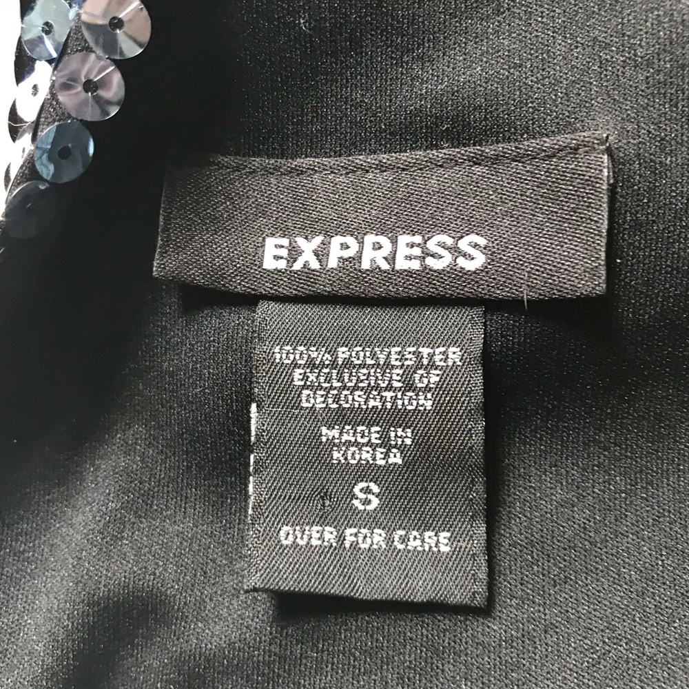 Express Sequin Top With Open Back - image 4